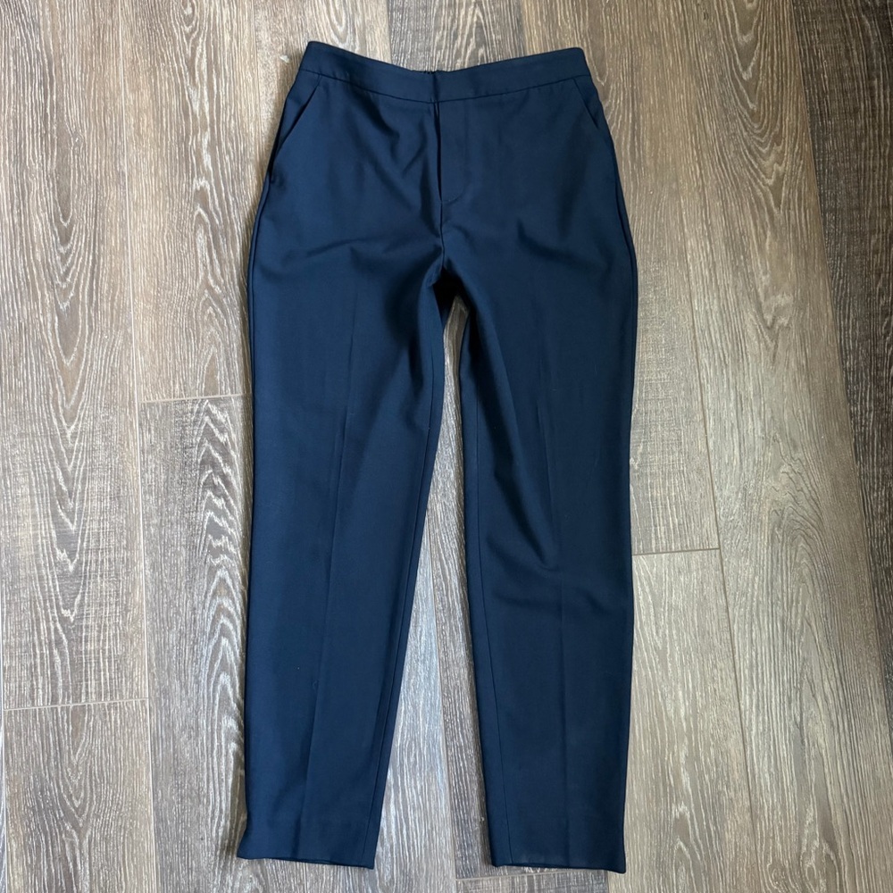 Banana Republic Hayden Pant Navy Size 10 Tall Slim Ankle Stretch